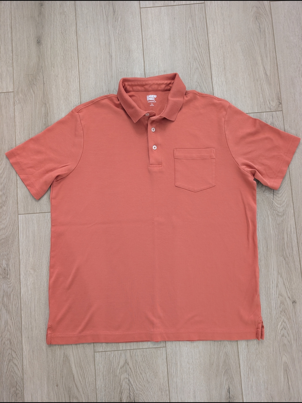 Lands' End Men’s Traditional Fit Polo